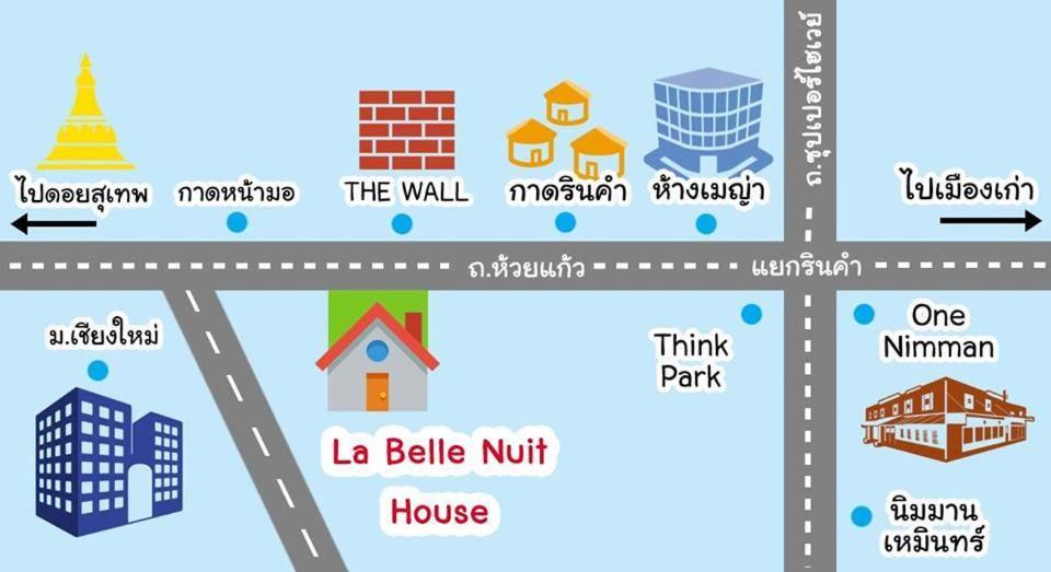 La Belle Nuit House Hostel Chiang Mai Exterior photo